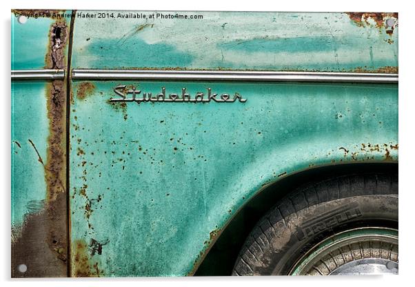 Studebaker Lark VIII automobile Acrylic by Andrew Harker