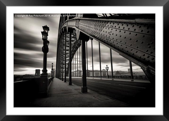 Tyne bridge  Framed Mounted Print by Ray Pritchard