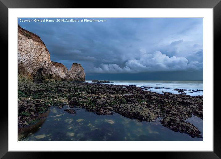 Freshwater Bay Storm Framed Mounted Print by Wight Landscapes