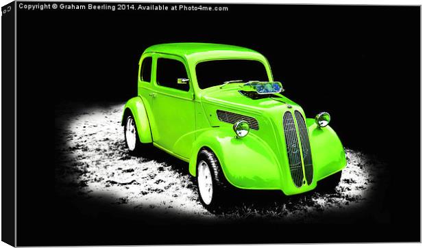   Monster Hot Rod Canvas Print by Graham Beerling