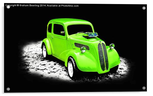   Monster Hot Rod Acrylic by Graham Beerling