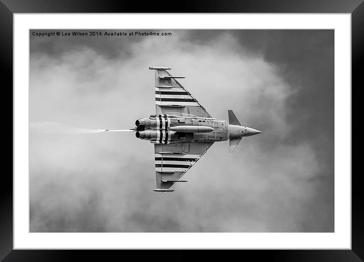  D Day Eurofighter Framed Mounted Print by Lee Wilson