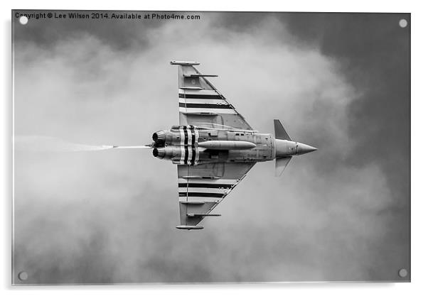  D Day Eurofighter Acrylic by Lee Wilson