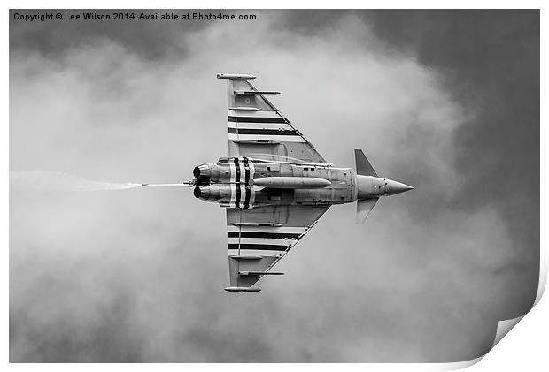  D Day Eurofighter Print by Lee Wilson