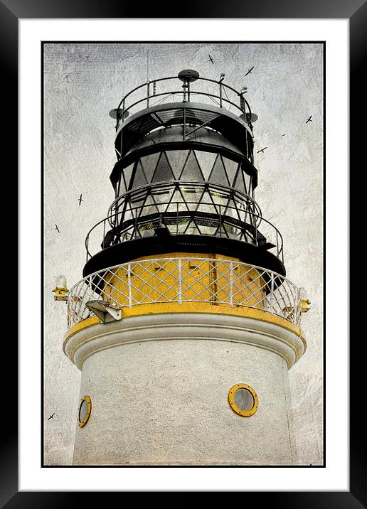  Sumburgh Head Lighthouse Framed Mounted Print by Heather Newton