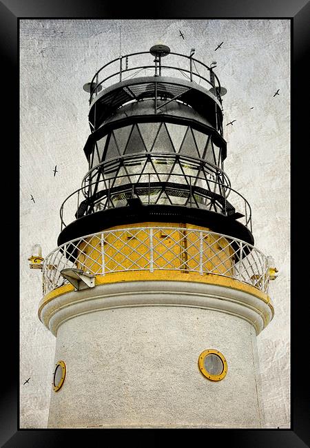  Sumburgh Head Lighthouse Framed Print by Heather Newton