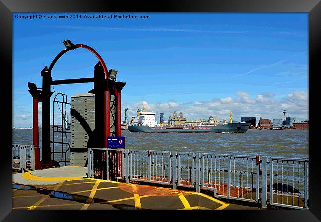  Woodside ferry terminal as a painting Framed Print by Frank Irwin