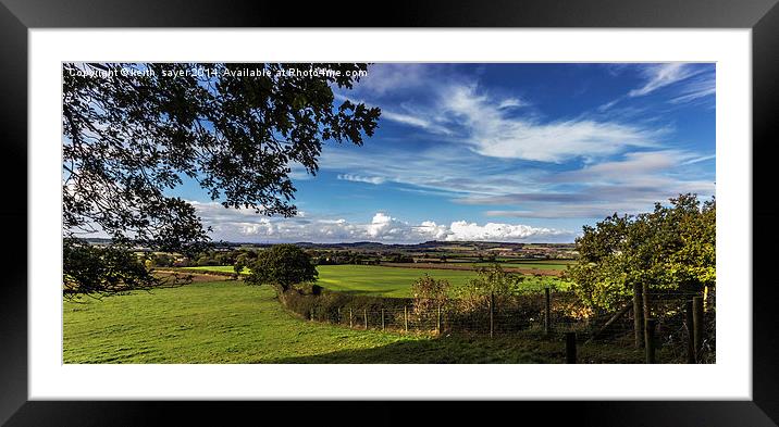  Newton Under Roseberry Framed Mounted Print by keith sayer