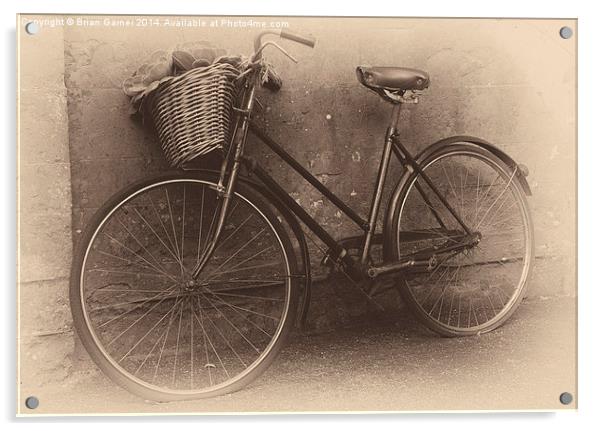  Antique Bicycle Acrylic by Brian Garner