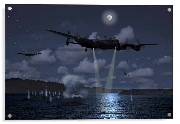  Dambusters Martins attack Acrylic by Oxon Images