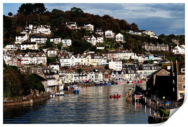 Early morning on the River Looe Print by Rosie Spooner