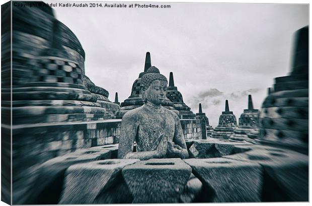  Borobudur in my mind Canvas Print by Abdul Kadir Audah