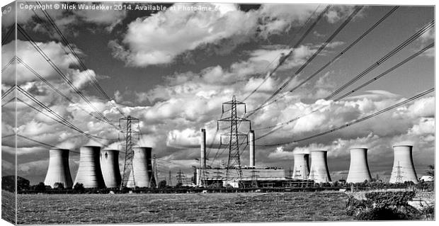  West Burton Power Station Canvas Print by Nick Wardekker
