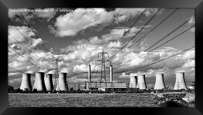  West Burton Power Station Framed Print by Nick Wardekker
