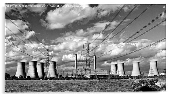  West Burton Power Station Acrylic by Nick Wardekker