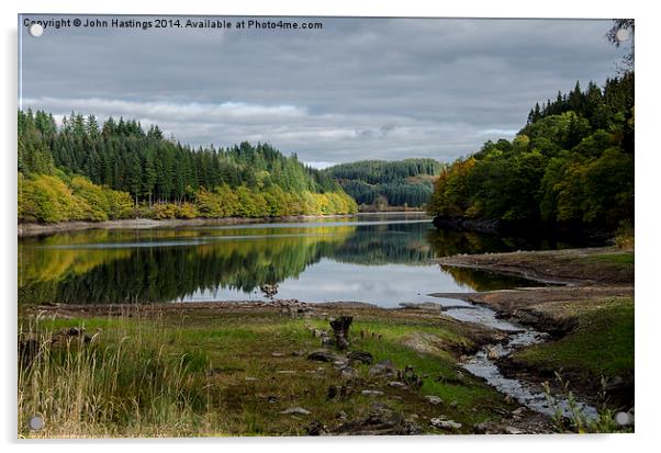 Autumn's Colourful Landscape Acrylic by John Hastings