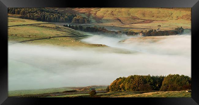  Autumn mist Framed Print by Laura Kenny