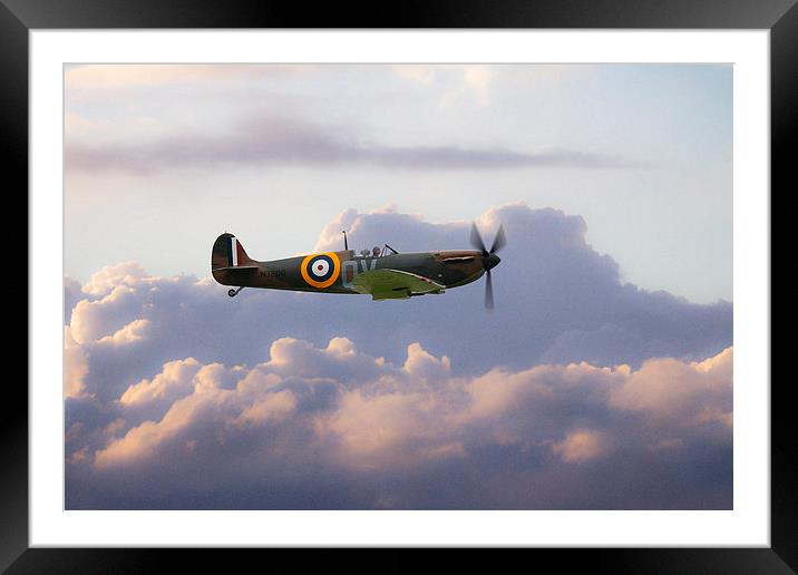 Spitfire Mk1 N3200  Framed Mounted Print by J Biggadike
