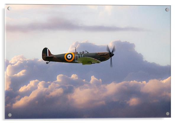 Spitfire Mk1 N3200  Acrylic by J Biggadike
