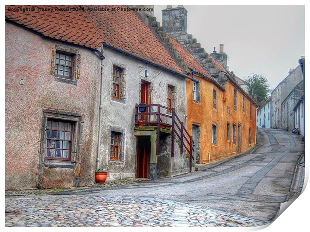  The Royal Burgh of Culross Print by Tracey Russell