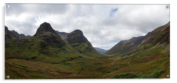 Glencoe - Scotland Acrylic by David Holder