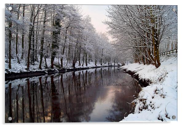 River Don in Winter  Acrylic by Darren Galpin