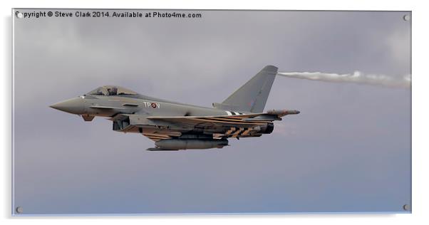  Eurofighter Typhoon (D-Day Stripes) 2 Acrylic by Steve H Clark