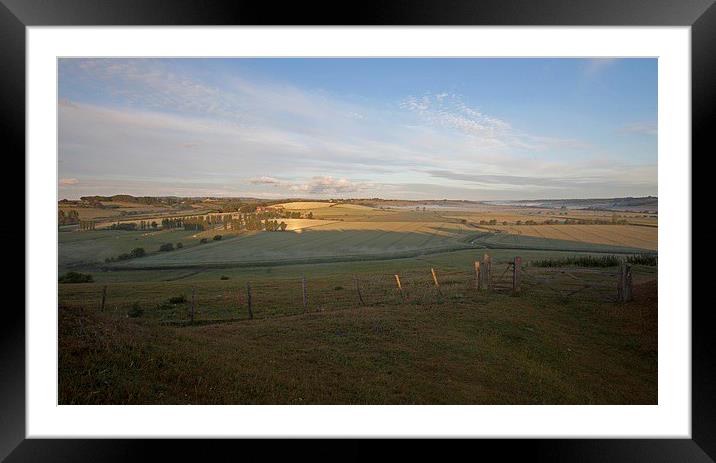 Early morning somewhere in East Sussex Framed Mounted Print by Stephen Prosser