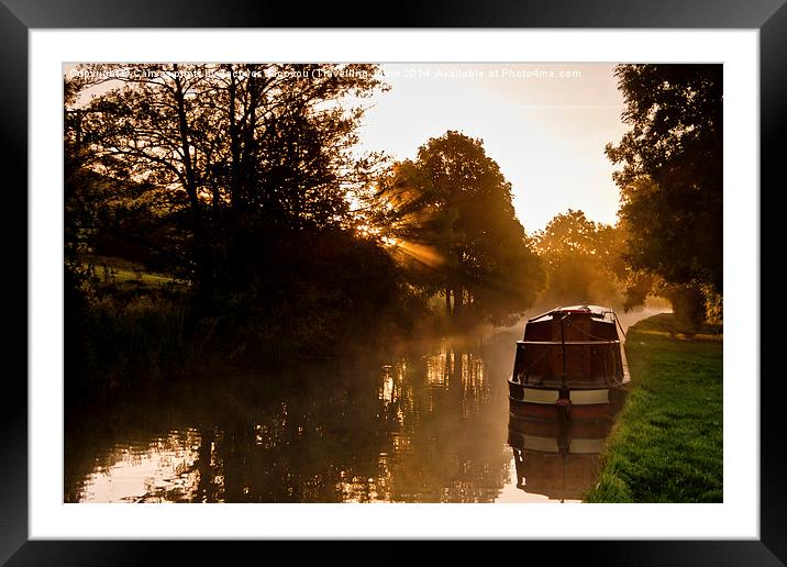 Sunrise over Keighley Valley Framed Mounted Print by Jack Jacovou Travellingjour
