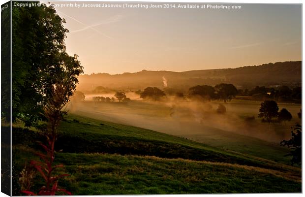 Keighley Valley Canvas Print by Jack Jacovou Travellingjour