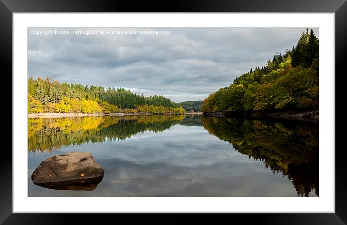 Autumn's Romantic Hues Framed Mounted Print by John Hastings