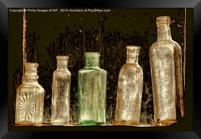 Bottled Sunlight  Framed Print by Philip Hodges aFIAP ,