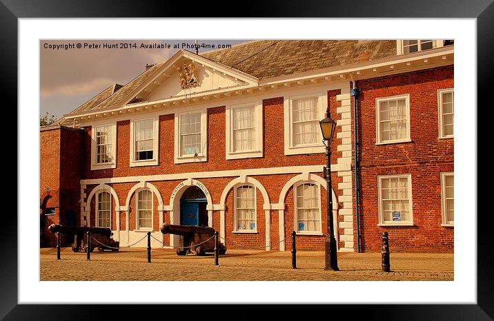  The Old Custom House At Exeter Quay Framed Mounted Print by Peter F Hunt