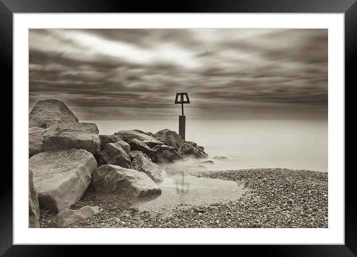  Tranquil Seas Framed Mounted Print by Mark Churchill