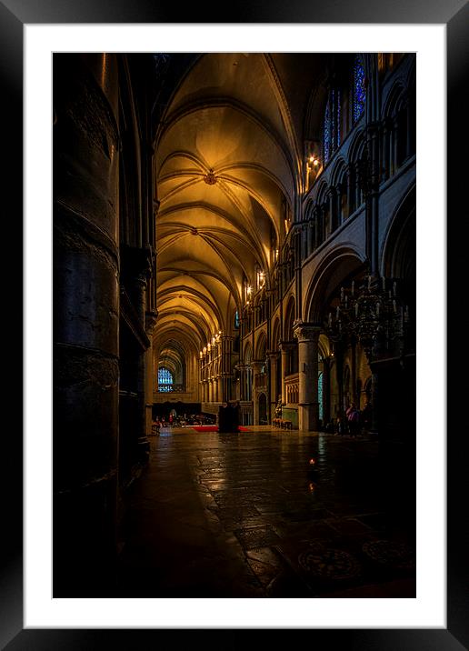  Canterbury Cathedral  Framed Mounted Print by Ian Hufton