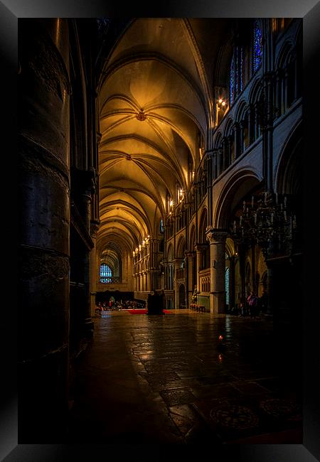  Canterbury Cathedral  Framed Print by Ian Hufton