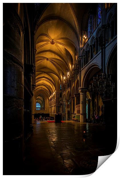  Canterbury Cathedral  Print by Ian Hufton