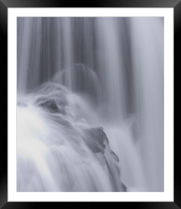 Water On The rocks Framed Mounted Print by Dennis Hirning