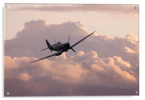 Dawn Of The Spitfire  Acrylic by J Biggadike