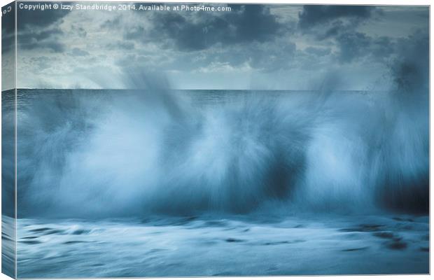  Boof!  Crashing waves and spray! Canvas Print by Izzy Standbridge