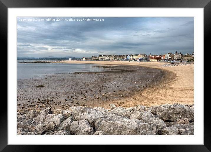  Morecambe Framed Mounted Print by Diane Griffiths