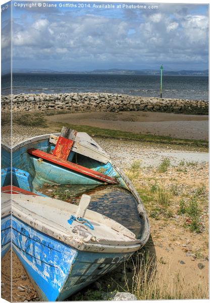  Morecambe Bay Canvas Print by Diane Griffiths