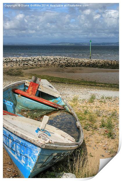  Morecambe Bay Print by Diane Griffiths