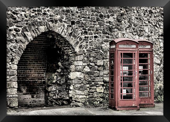  Phone boxes Framed Print by Brian Jenkins