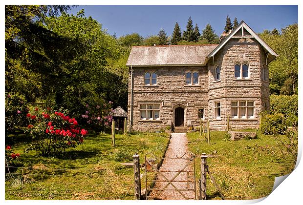 Burrator Lodge at Dartmoor National Park Print by Jay Lethbridge