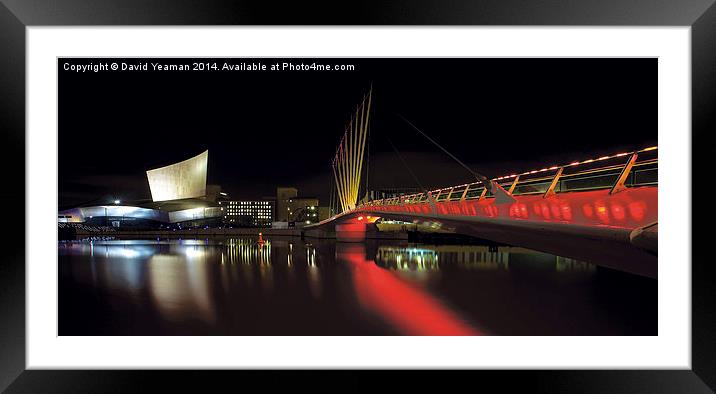 Imperial War Museum, Salford Quays Framed Mounted Print by David Yeaman