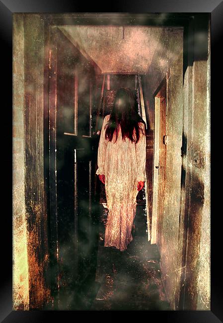  Haunted Framed Print by Dawn Cox