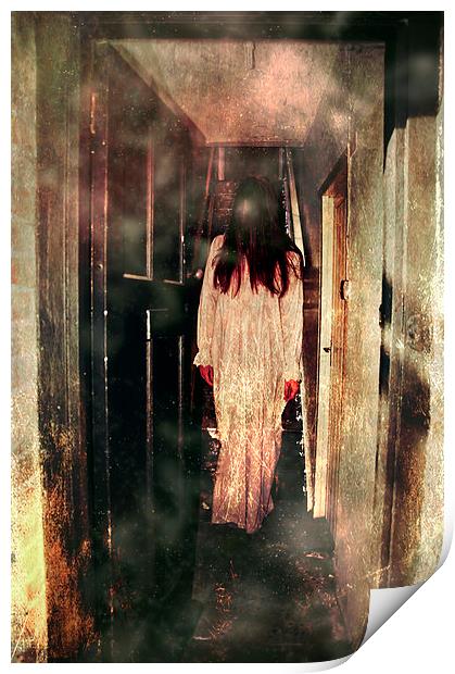  Haunted Print by Dawn Cox