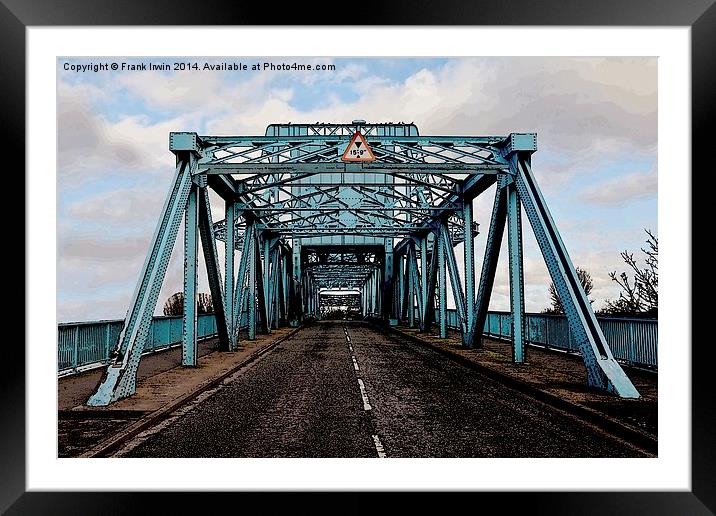  The Dee Crossing at Queensferry, Cheshire, UK Framed Mounted Print by Frank Irwin
