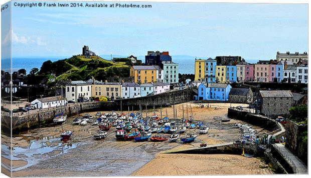 Artistic view of Tenby Harbour Canvas Print by Frank Irwin